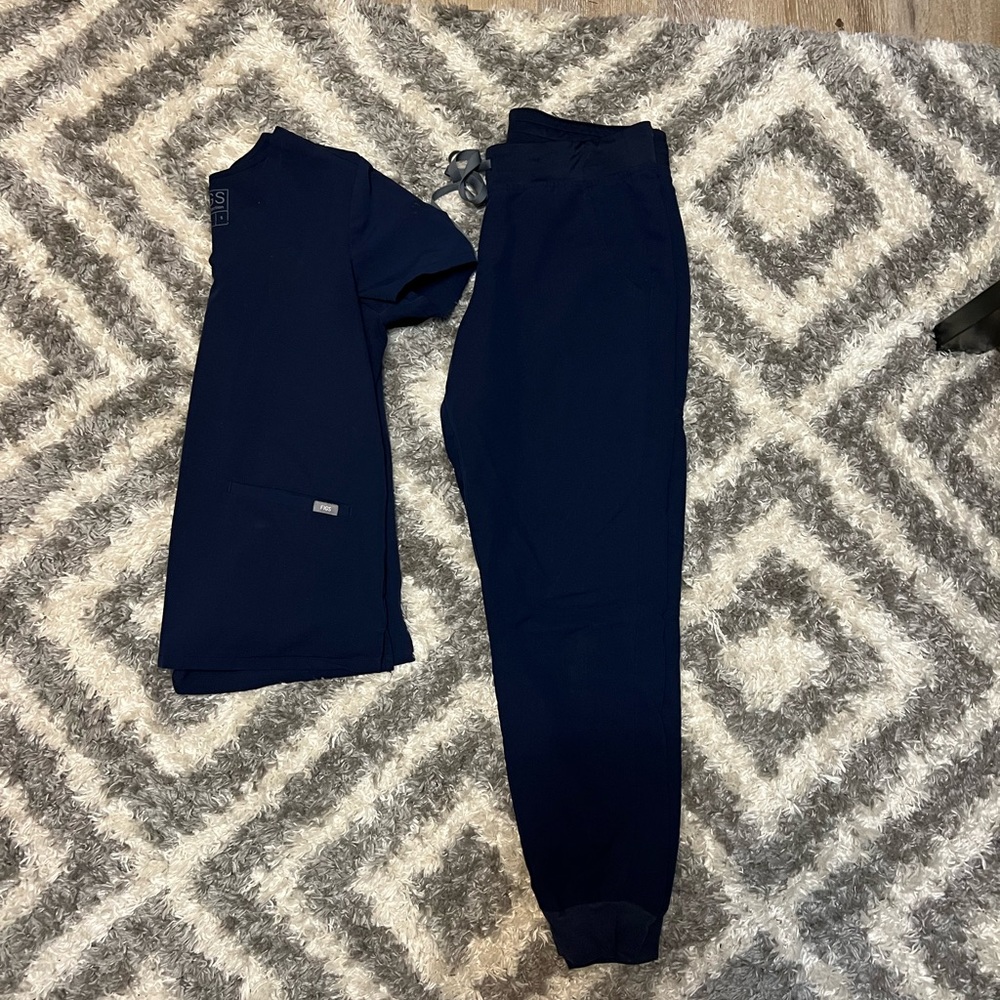 Navy blue scrubs